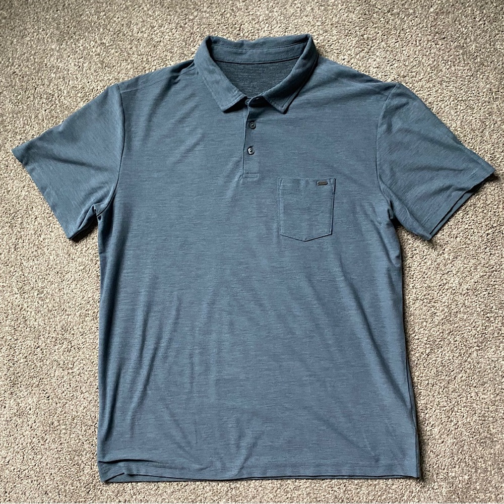 🎉Vuori SS Polo, Men’s XL, LightGray